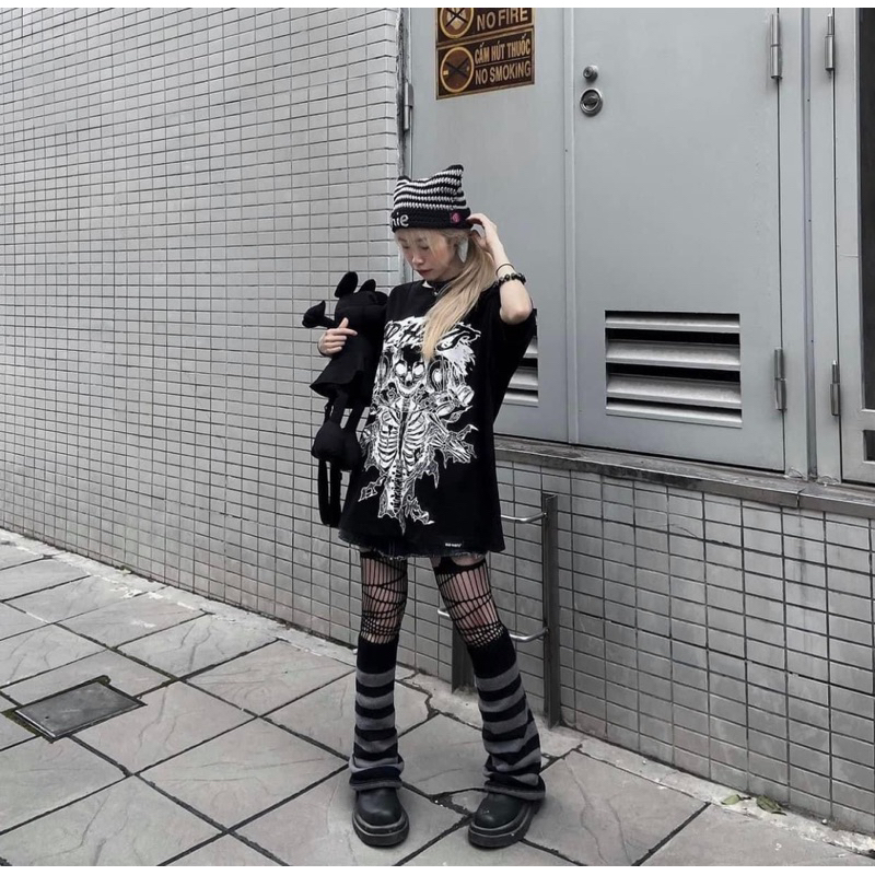 Áo thun form rộng BAD BONE