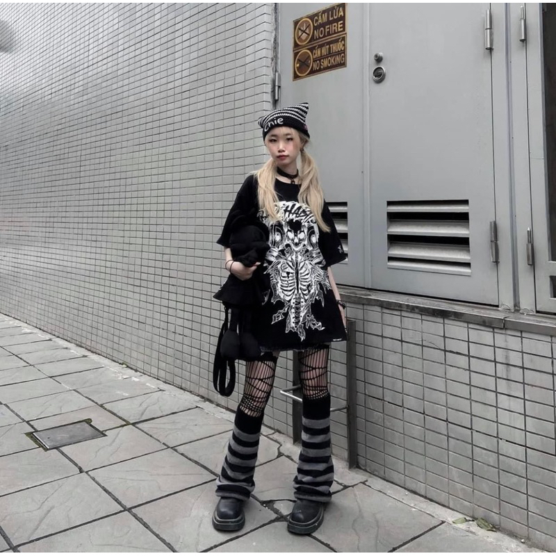 Áo thun form rộng BAD BONE