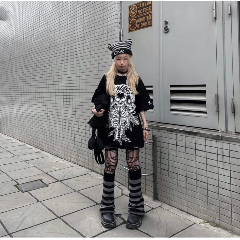 Áo thun form rộng BAD BONE