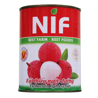 Vải ngâm nước đường nif 560gr
