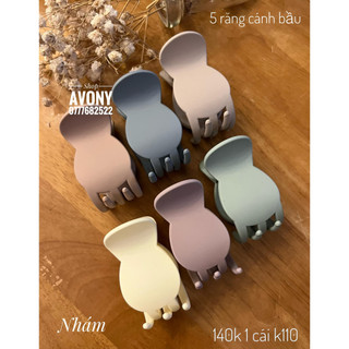 [Sỉ] 12 kẹp càng cua 3 - 5 răng tông (gam) màu tươi (hàng nhập)