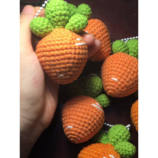 Móc khoá Cà rốt handmade