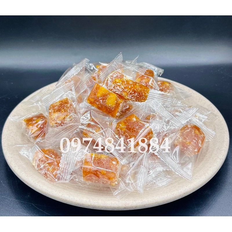 Kẹo mít phủ cơm dừa sấy đặc biệt thơm ngon 250g/ 500g