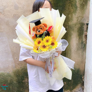 Bó hoa gấu tốt nghiệp 3b, 5b, 7b 🌻 Quà tặng tốt nghiệp