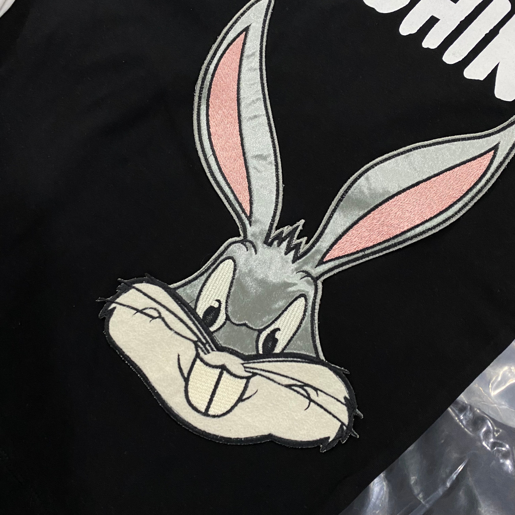 Áo  thun nam MosCh*no Premium Cotton dày dặn kết hợp họa tiết thỏ hottrend Hàng Siêu Cấp