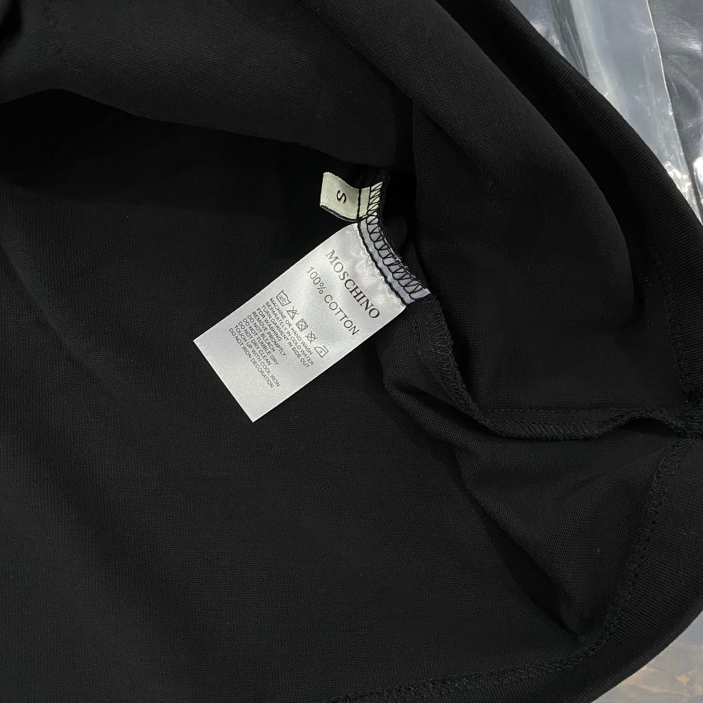Áo  thun nam MosCh*no Premium Cotton dày dặn kết hợp họa tiết thỏ hottrend Hàng Siêu Cấp