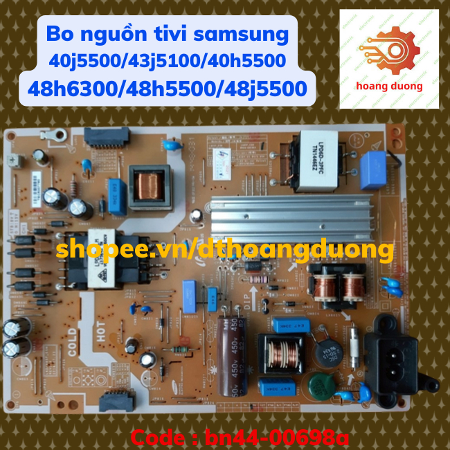 Bo nguồn tivi samsung40j5500,40h5100,40h5510,43j5100,40j5100,40h5500,48h5500,48j5500,48h6300,48h5100ak,dthoangduong.