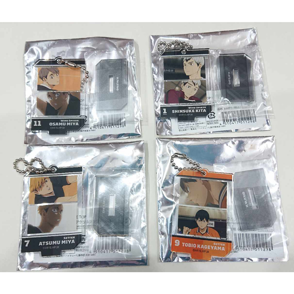 Standee Tượng Mica và Keychain Móc khoá Haikyuu ver Khoảng Khắc Trận Đấu