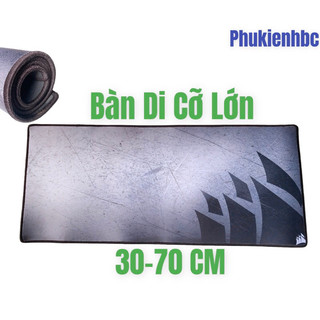 Miếng lót phím chuột bàn di chuột pad chuột cỡ lớn 30-70cm may viền giá rẻ