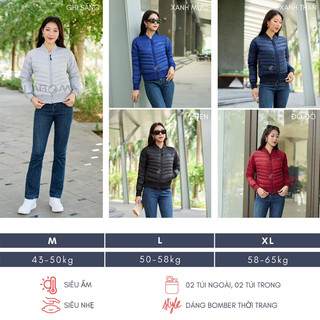 Áo phao nữ bomber Laroma