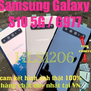 Nắp lưng Samsung S10 5G + khung kính camera