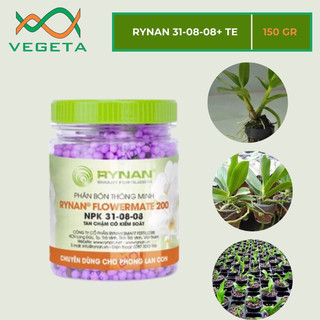 [ Hot ] Phân Bón Rynan Tan Chậm 31-8-8 - VEGETASHOP -Dùng Cho Cây Con - Phân Bón Hoa Lan