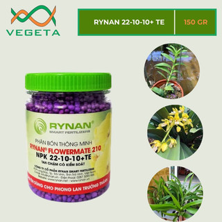 [ Hot ] Phân Bón Rynan 22-10-10 + TE - VEGETASHOP -Dùng Cho Phong Lan Cây Trưởng Thành