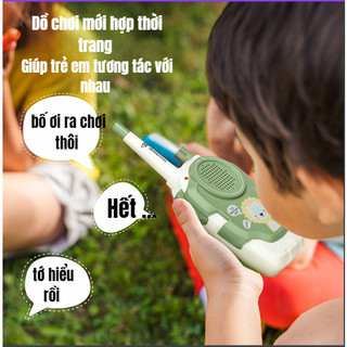 Bộ đàm nghe gọi cho bé - bộ đàm kết nối tương tác đa chiều vui nhộn cho bé