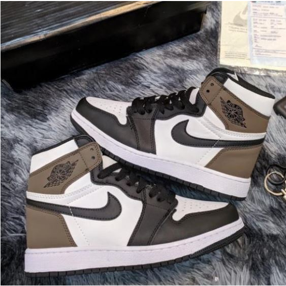 Giày Jordan Cao Cổ Full Trắng, Đen Cao, Nâu Cao, Xám Cao_ Giáy Jordan Cổ Cao Vip Màu Hot trend