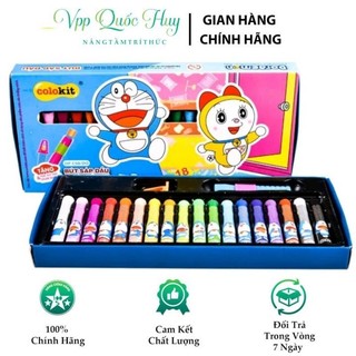 Hộp sáp màu dầu doremon 18 màu/ 24 màu