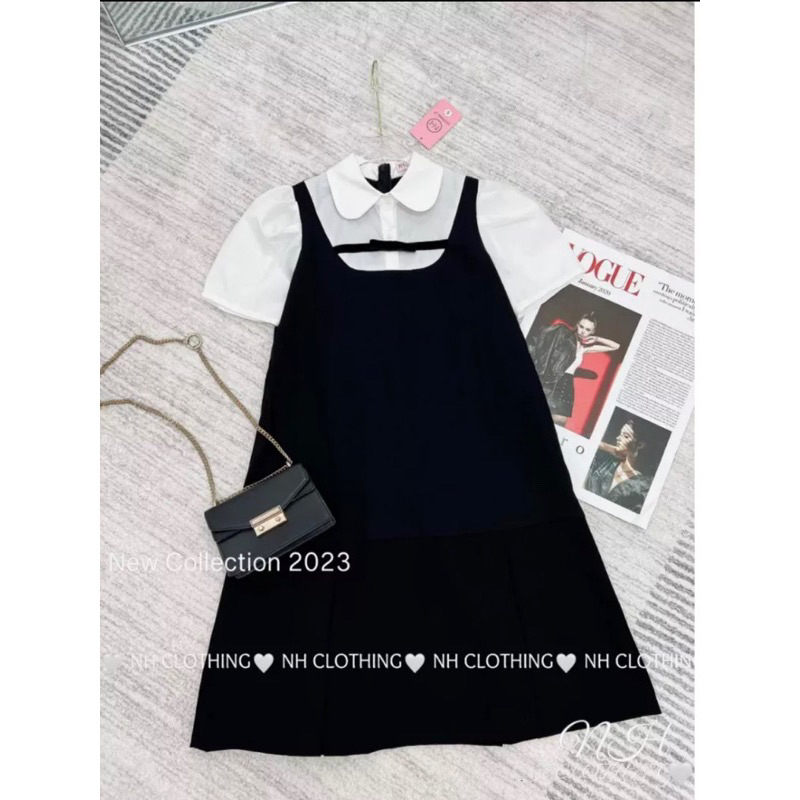 Váy bầu cộc tay công sở Z01