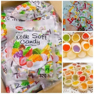 KẸO DẺO TRÁI CÂY MILK SOFT - BỊCH 320g