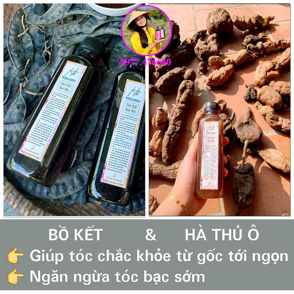 Dầu gội mọc tóc giảm rụng tóc, Dầu gội thảo dược Hb, Tinh chất thảo dược hết gàu nấm da đầu