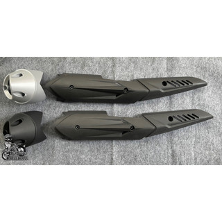 Che pô ốp pô exciter 150 kiểu thái vt đen nhám