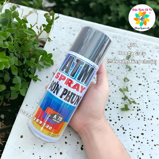 Sơn xịt xám lông chuột atm spray mã a70