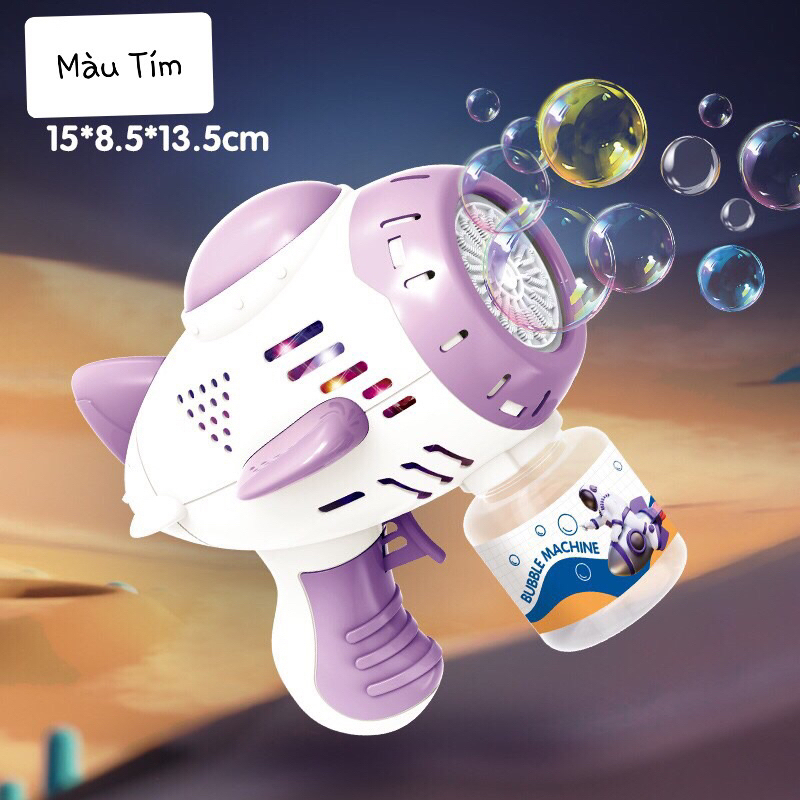 Súng bắn bong bóng xịn xò cho bé