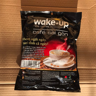 Cà phê sữa Sài Gòn Wake up (bịch 24 gói x 19 gram)