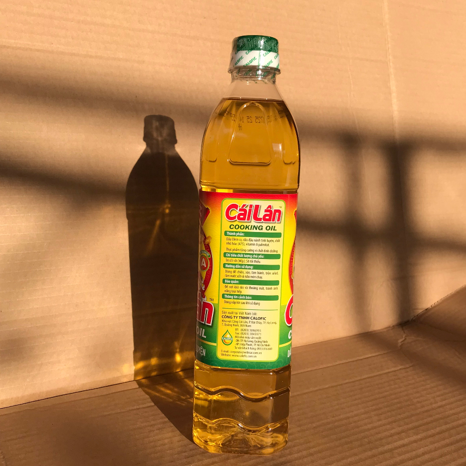 Dầu ăn Cái Lân cooking oil - chai 1 lít