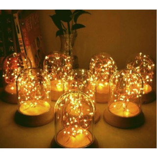 Dây đèn LED trang trí phòng ngủ, Đèn LED dây fairylight trang trí treo tường dài 1m-2m decor