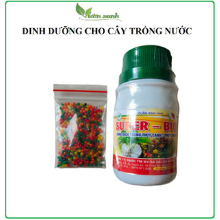 Combo phân bón dung dịch thủy canh Bio Super 100ml và hạt dinh dưỡng cho cây cảnh thuỷ sinh