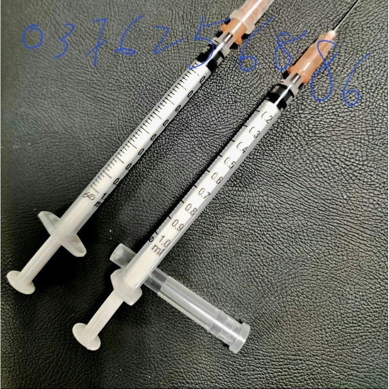 Bơm kim tiêm, xi lanh tiêm 1ml