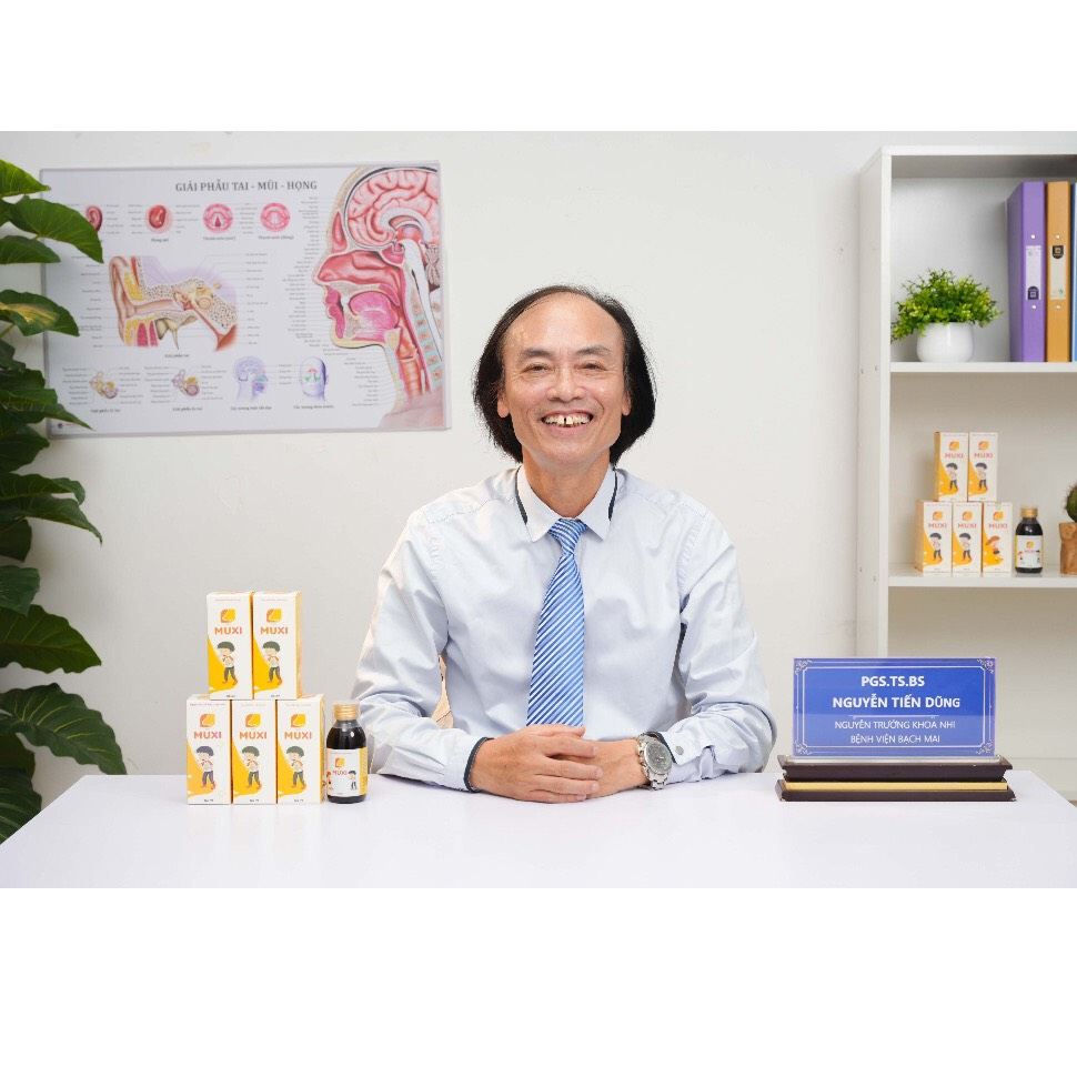 Siro Muxi 125ml thảo dược - Hỗ trợ giảm ngạt mũi, sổ mũi