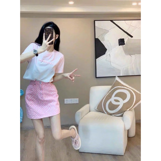 SET ÁO THUN KÈM CHÂN VÁY (KÈM VIDEO HÌNH THẬT)