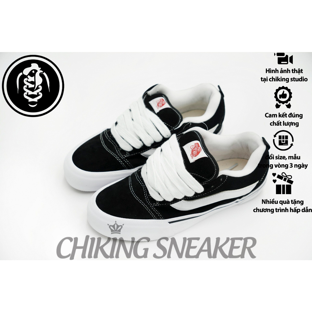 Giày Sneaker Vans Knu Skool Black Siêu Cấp -  ChikingSneaker
