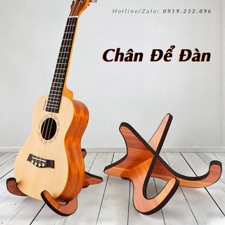 Kệ giá chân gỗ để đàn ukulele - violin - chân kê đàn