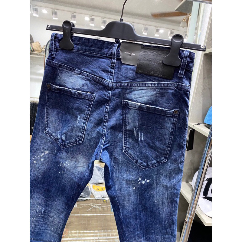 Quần Jeans DSQ2 khoá zip Hàng 4cuc Hàng Có Độ hoàn thiện Cao