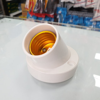 Đui đèn vát tường ngồi xéo ren vặn xoáy E27 DV5 và DV7 SOPOKA