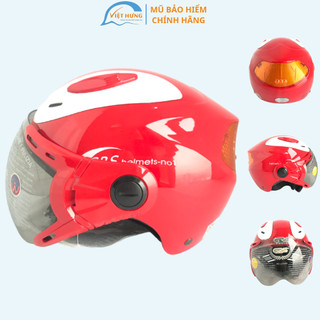 Mũ bảo hiểm nửa đầu - Phản Quang cao cấp - GRS A913K - Mầu tùy chọn
