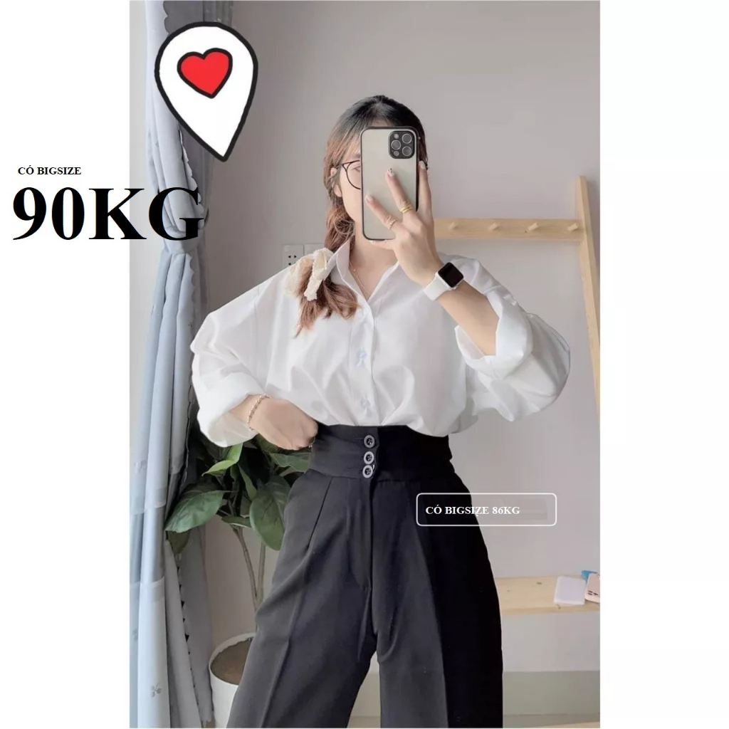 Quần Tây Đi học 3 Khuy dáng Baggy, Lưng cao, Chun sau lưng, Vải Tuyết mưa cao cấp, có bigsize 90kg