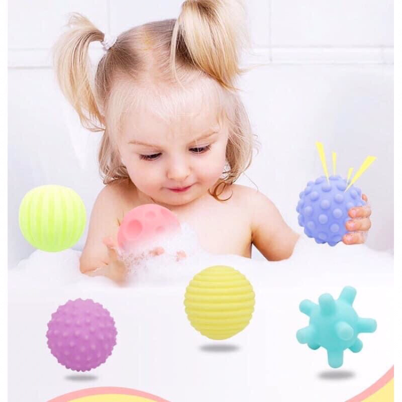 Bộ 6 bóng gai kích thích đa giác quan cho bé
