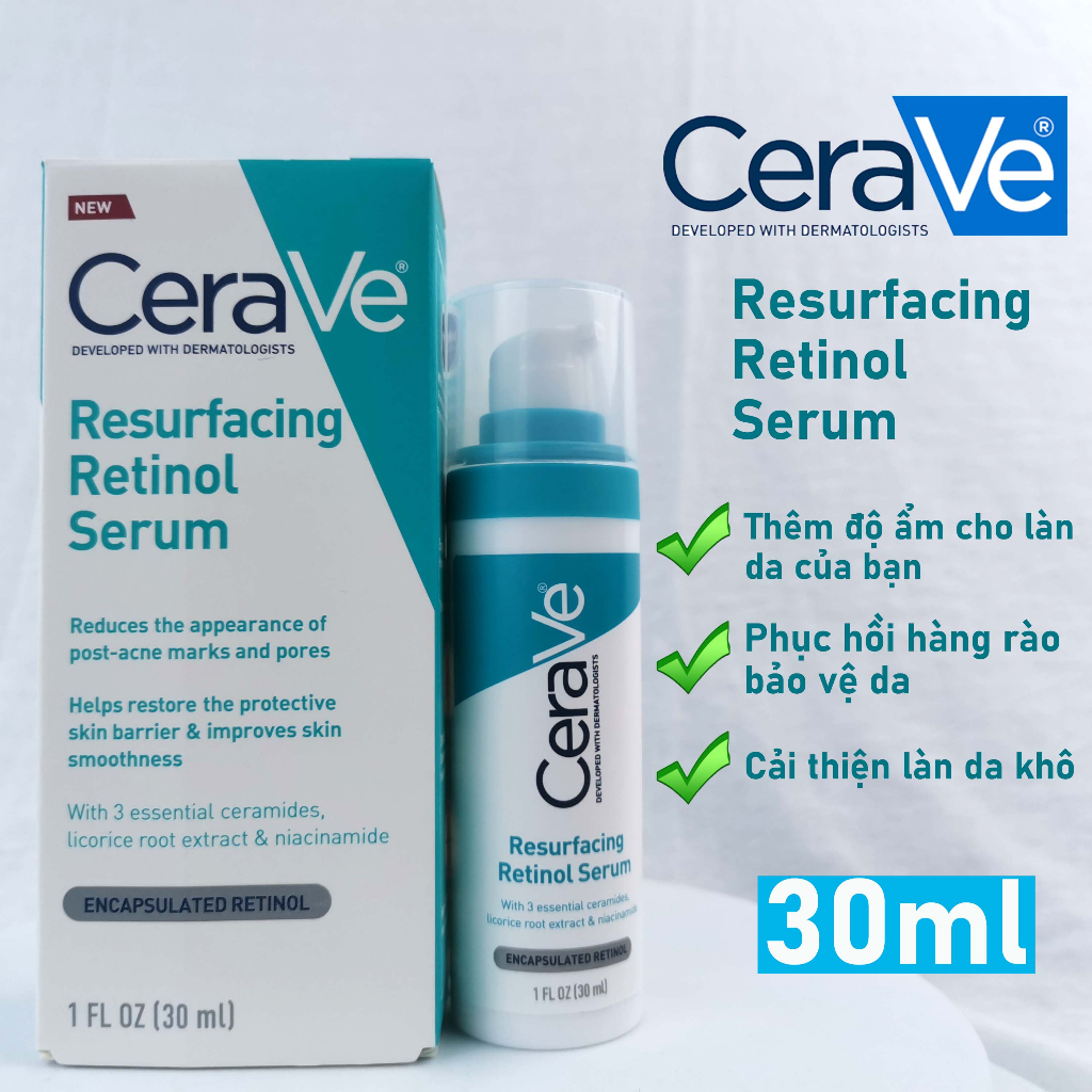 Tinh chất tái tạo da CeraVe Resurfacing Retinol Serum