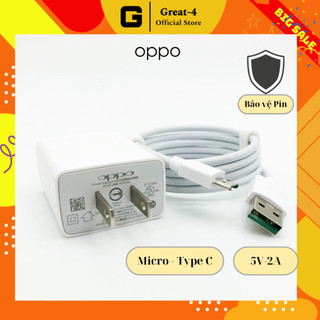Bộ củ sạc oppo ak933 zin củ sạc nhanh oppo 5v-2a