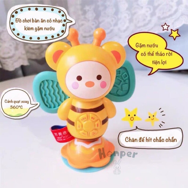 Đồ chơi ong vàng phát nhạc kiêm gặm nướu cho bé
