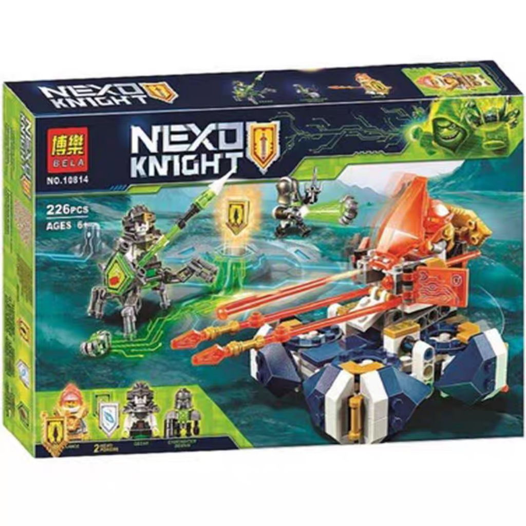 Xếp hình 72001 10814 Nexo Knights - Xe Tăng Phóng Lao Của Lance's