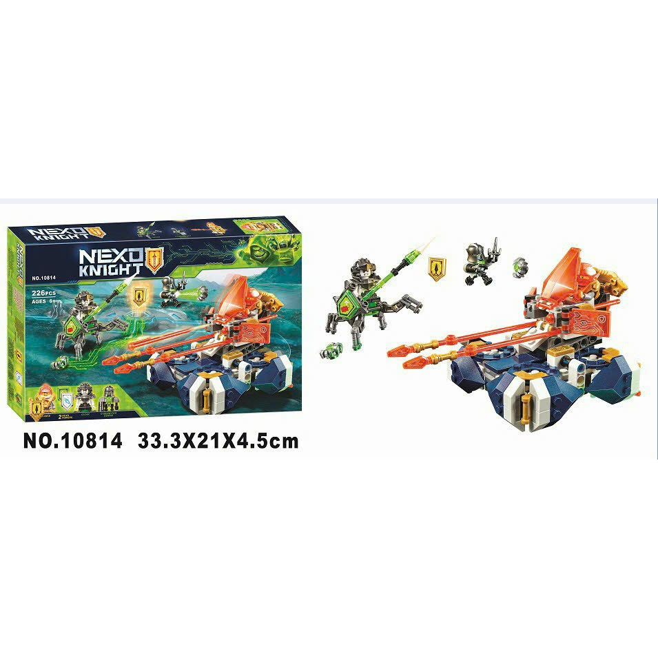Xếp hình 72001 10814 Nexo Knights - Xe Tăng Phóng Lao Của Lance's
