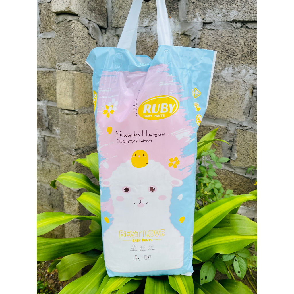 Tã/Bỉm Quần RUBY đủ size M100/L100/XL100/XXL100/XXXL100/XXXXL100 Shop Bé Ngoan