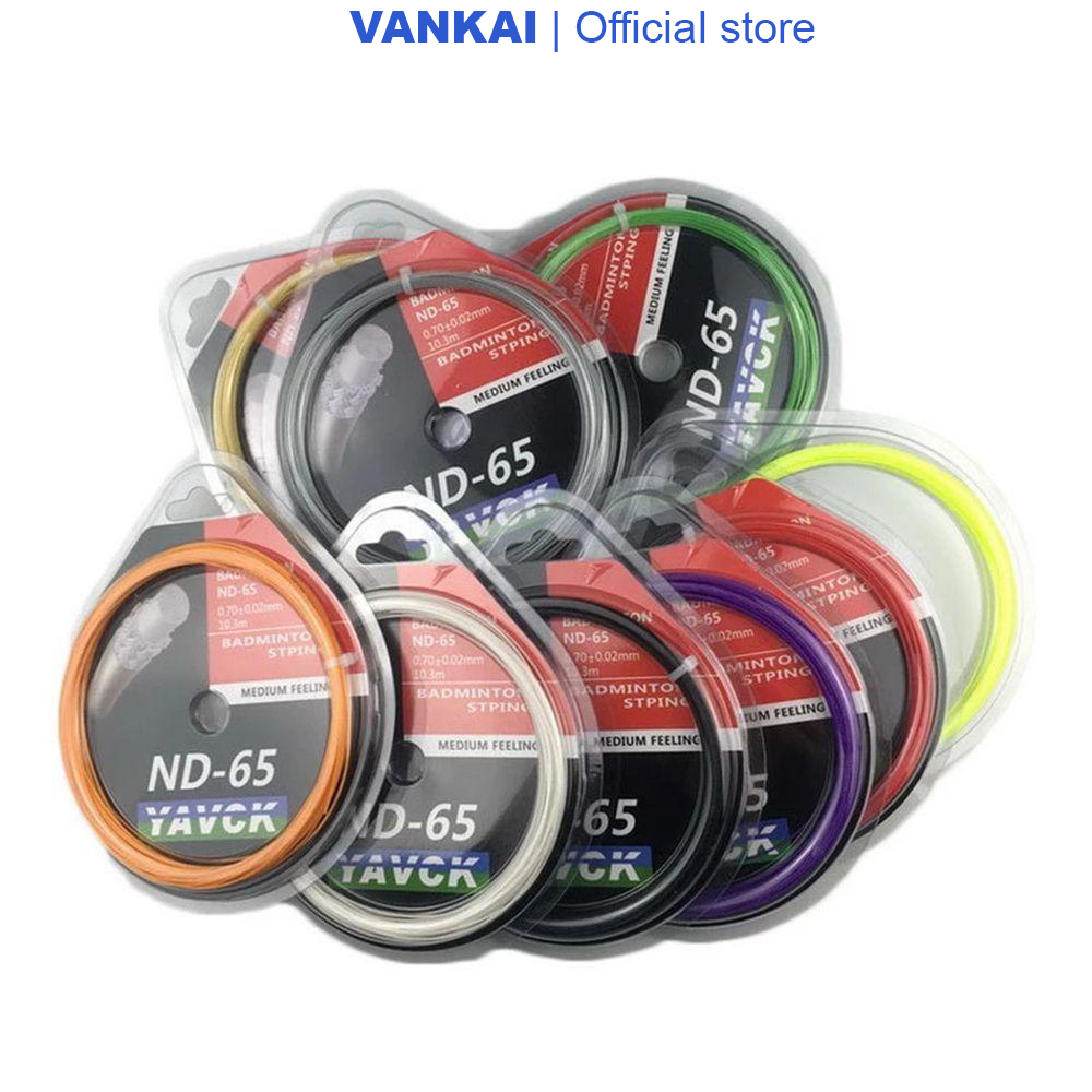 Dây cước đan vợt cầu lông carbon ND65 medium 0.7mm chuyên dụng