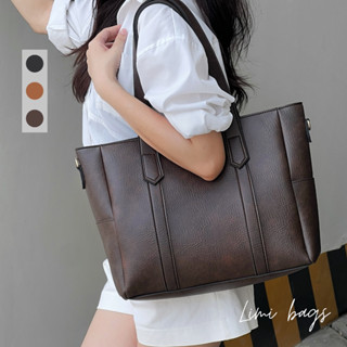 Túi Da công sở nữ đựng laptop xách tay size lớn đựng Laptop 15.6 inch A4 tote đẹp LEON Limi bags