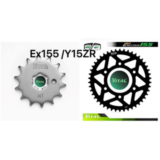 Nhông dĩa tải Exciter 150, Ex 150, Ex 155 ,Y15zr - size 36 đến 48 răng - NSD, Nhông sên dĩa VITAL