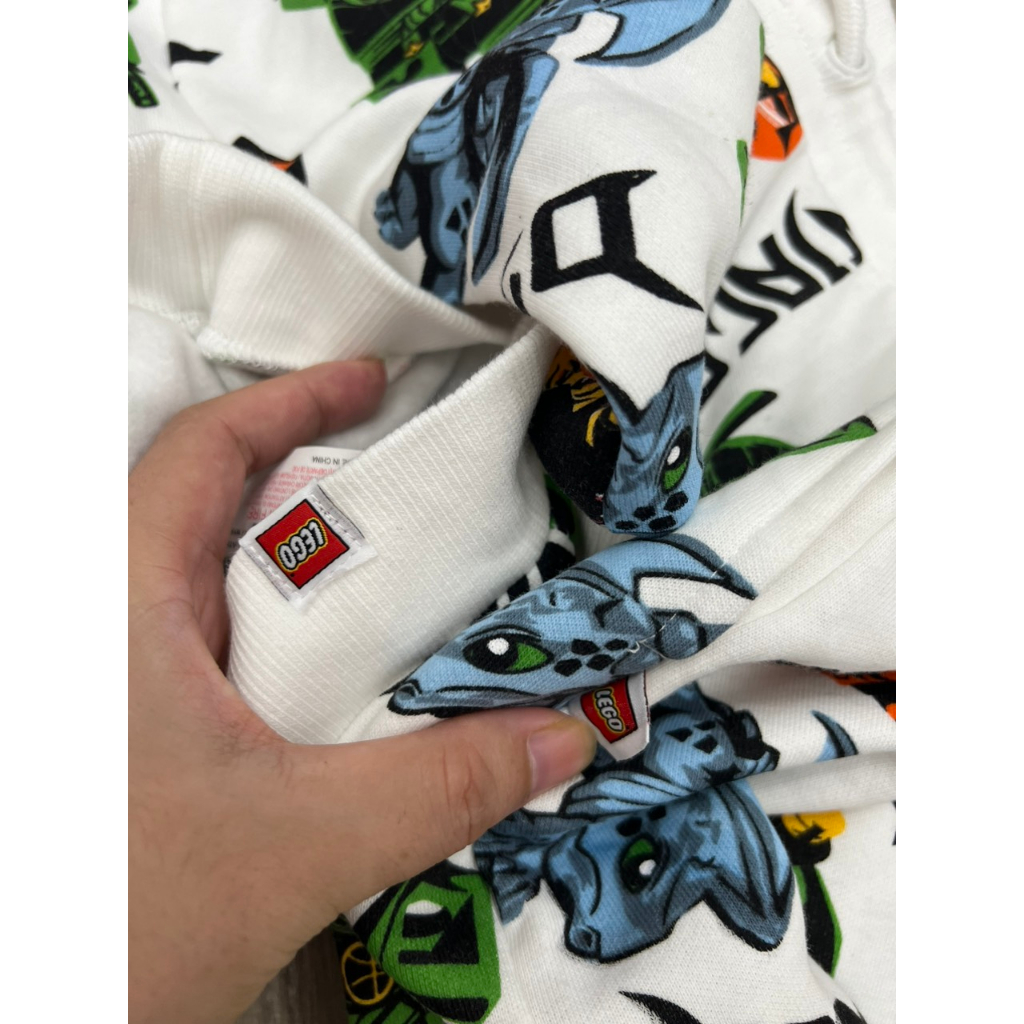 Bộ thu đông bé trai Nỉ Pri lego Ninjago